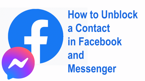 How to Unblock a Contact in Facebook and Messenger PNG