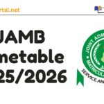 JAMB Timetable