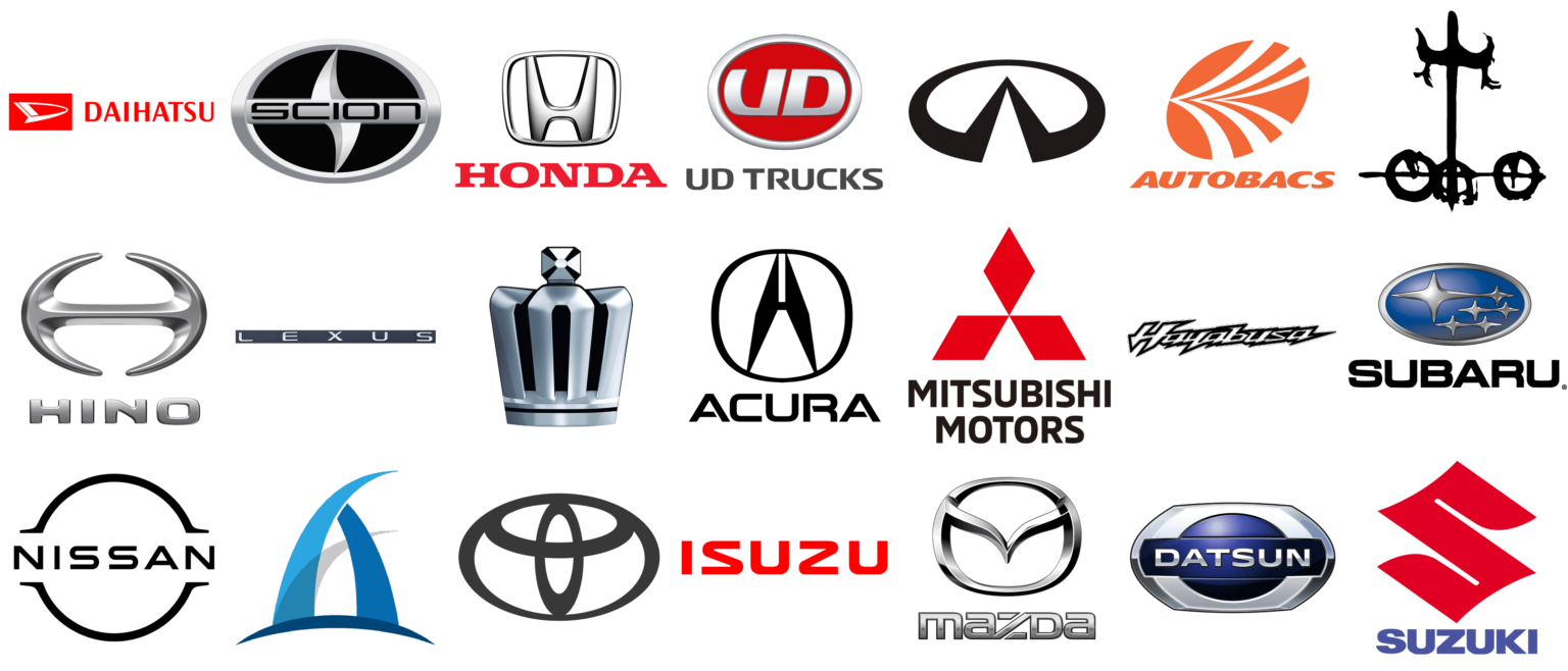 Japanese Car Brands and logos