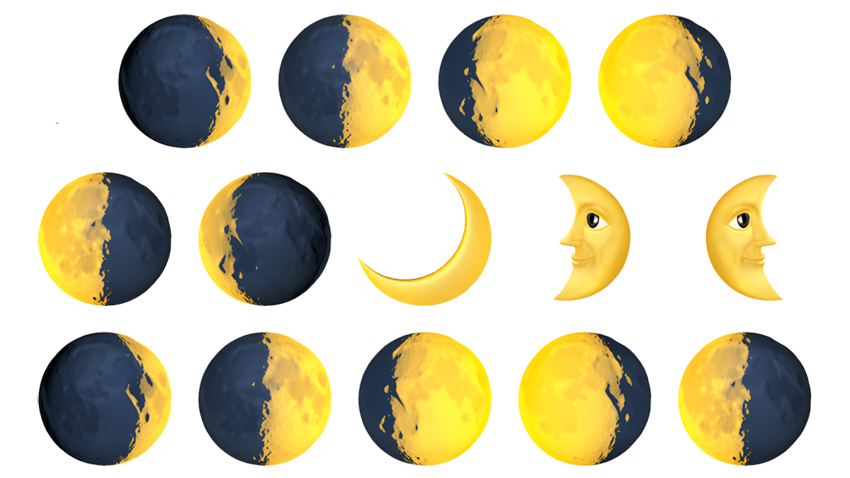 Moon Emoji PNG