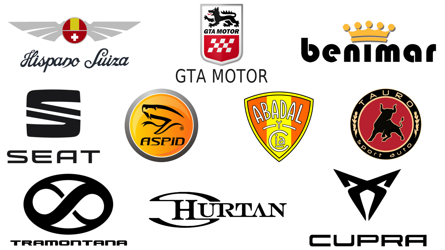 Spanish Car Brands Logo PNG