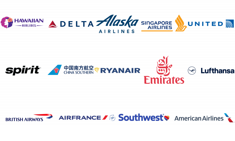 The most popular Airline brands and logos in the World