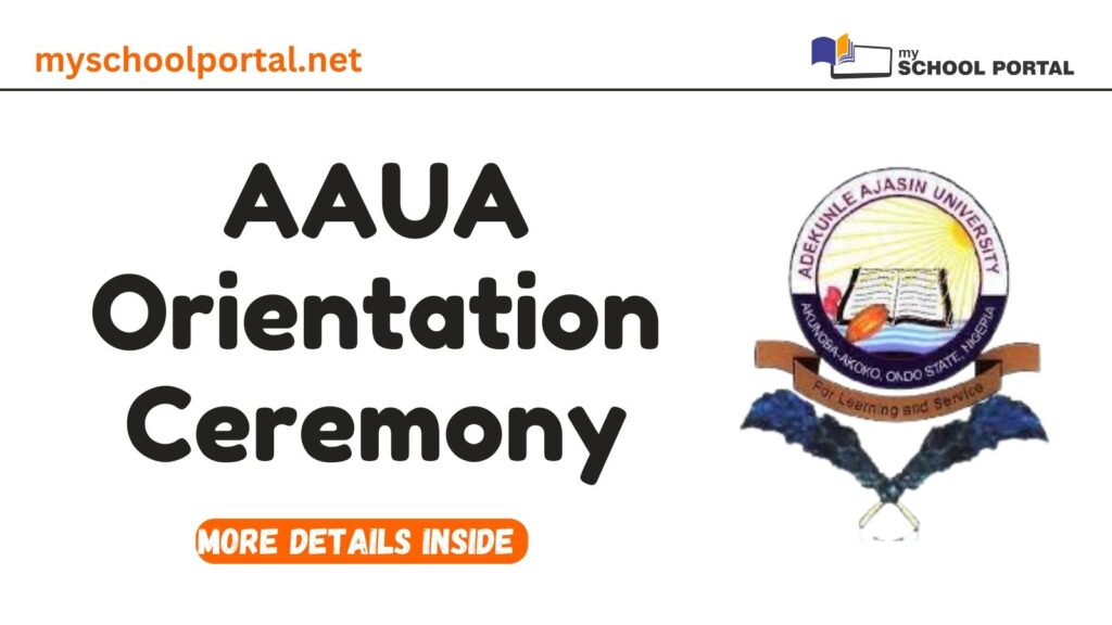 AAUA Orientation Ceremony