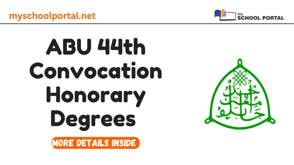 ABU 44th Convocation Honorary Degrees