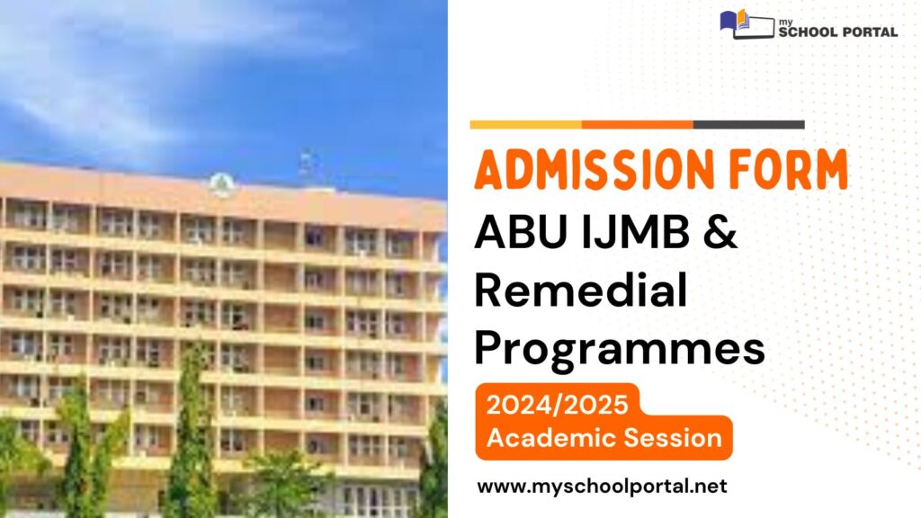 ABU IJMB & Remedial Admission Form