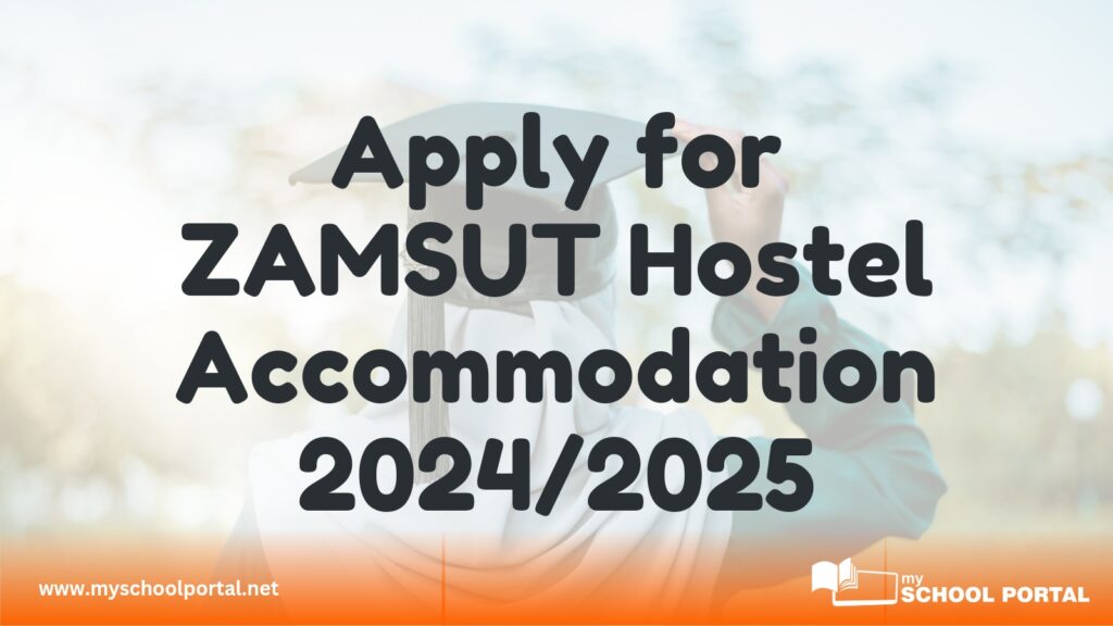 Apply for ZAMSUT Hostel Accommodation