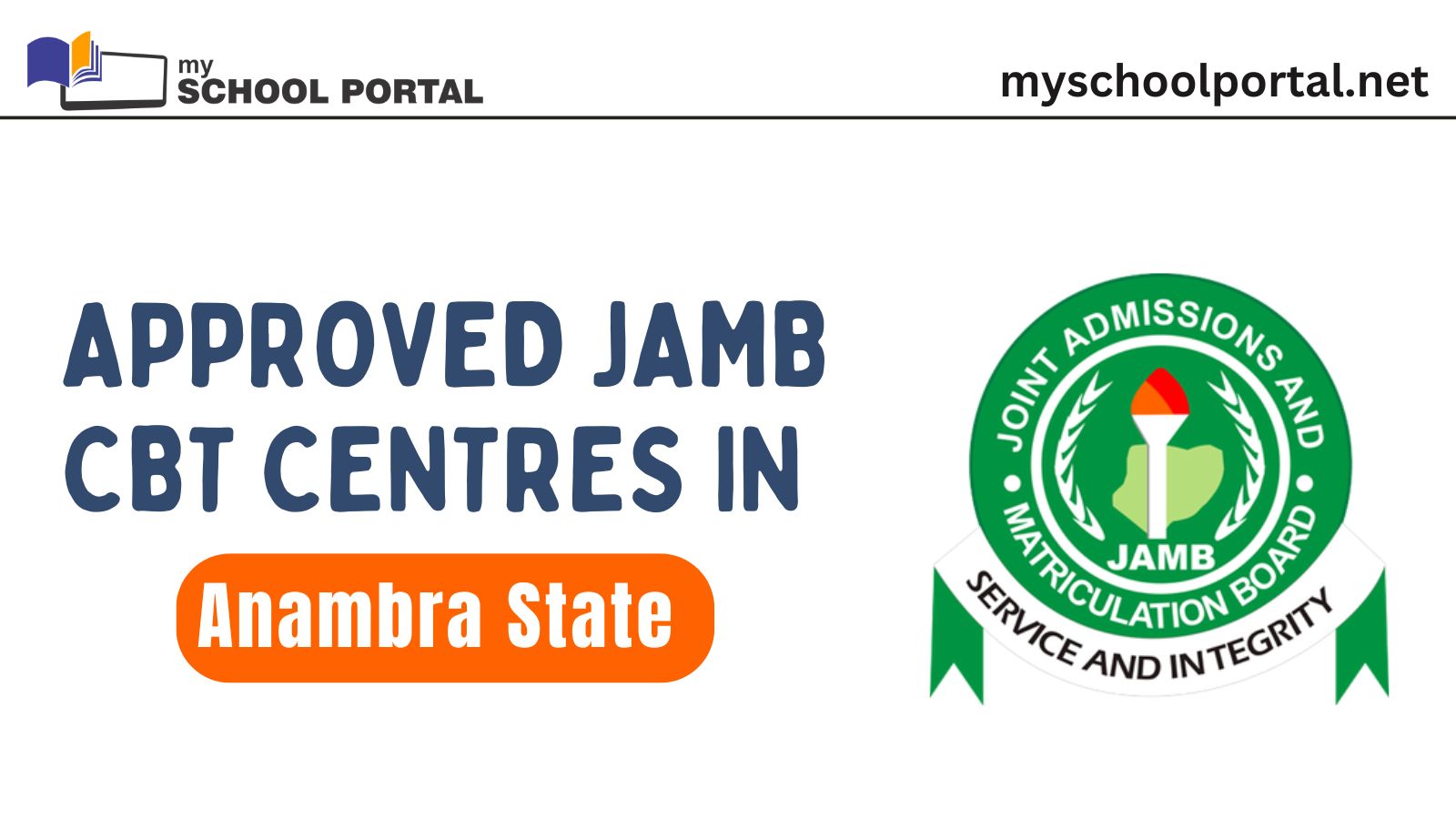 Approved JAMB CBT Centres in Anambra State