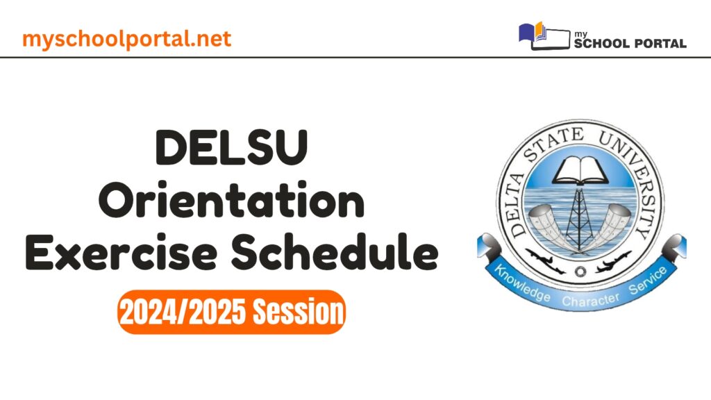 DELSU Orientation Exercise Schedule