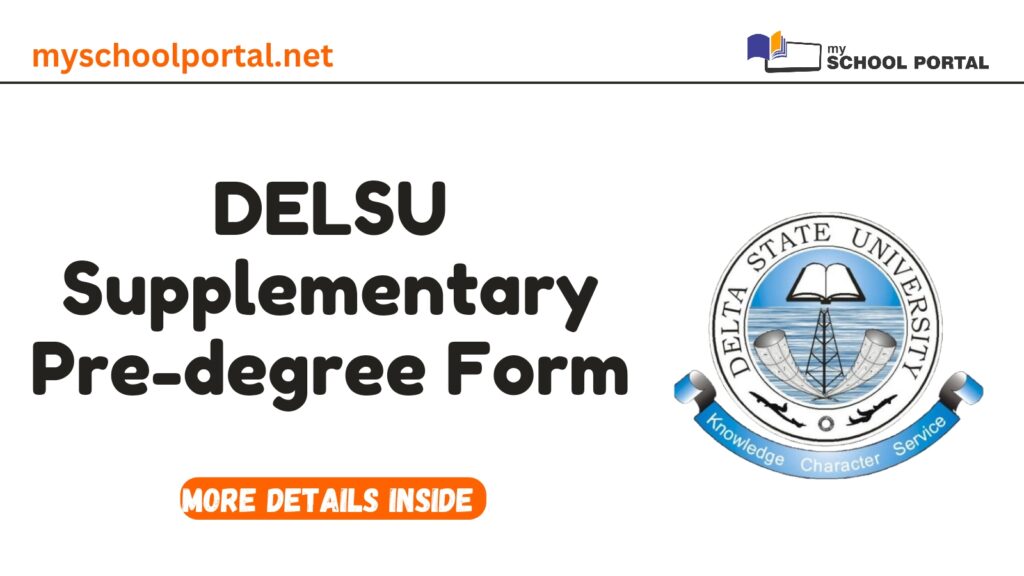 DELSU Supplementary Pre-degree Form