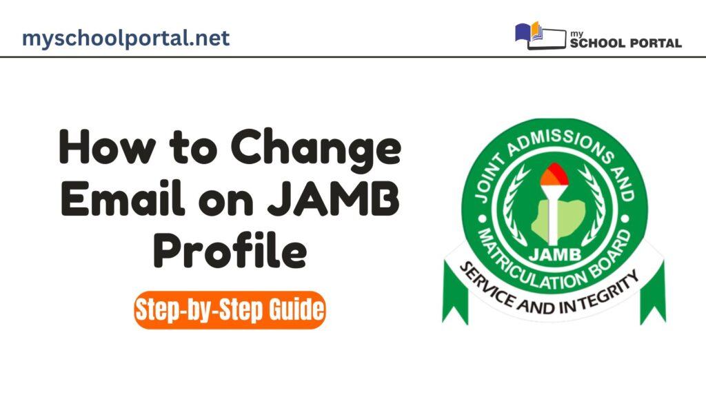 How to Change Email on JAMB Profile