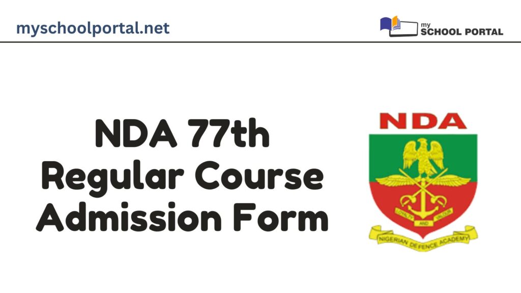 NDA 77th Regular Course Admission Form