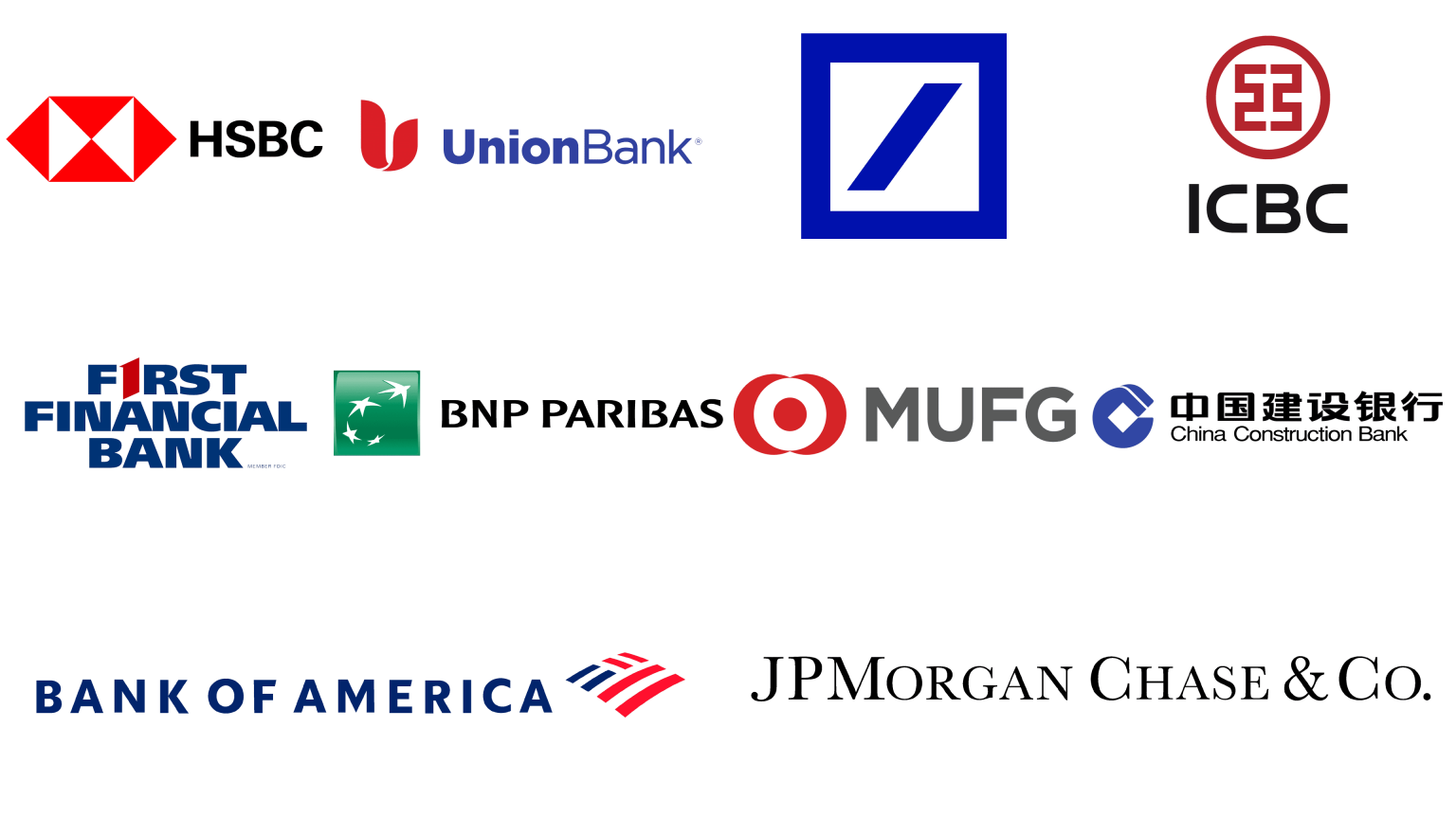 TOP 10 bank logos PNG