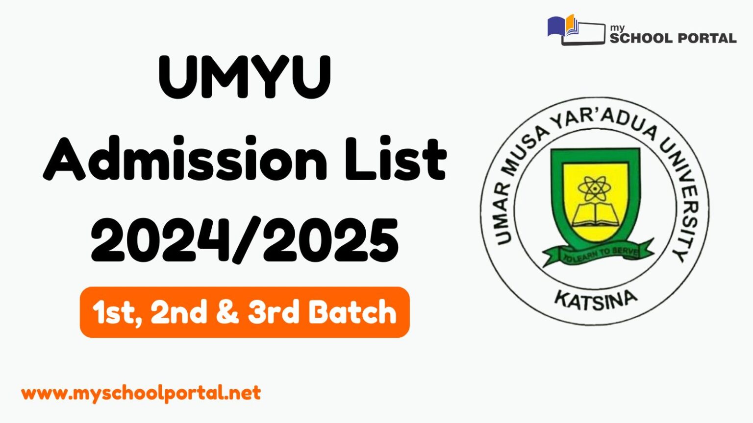 UMYU Admission List