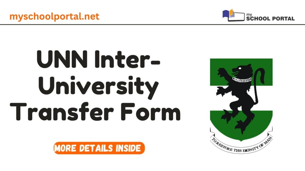 UNN Inter-University Transfer Form