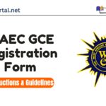 WAEC GCE Registration Form