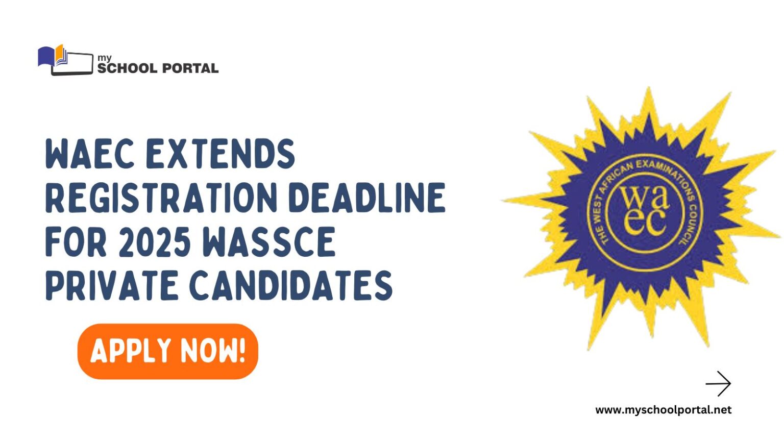 Waec new registration guidelines for 2025 WASSCE private students