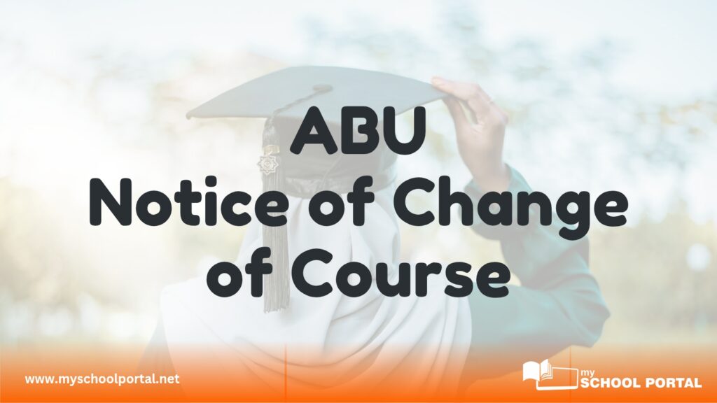 ABU Notice of Change of Course