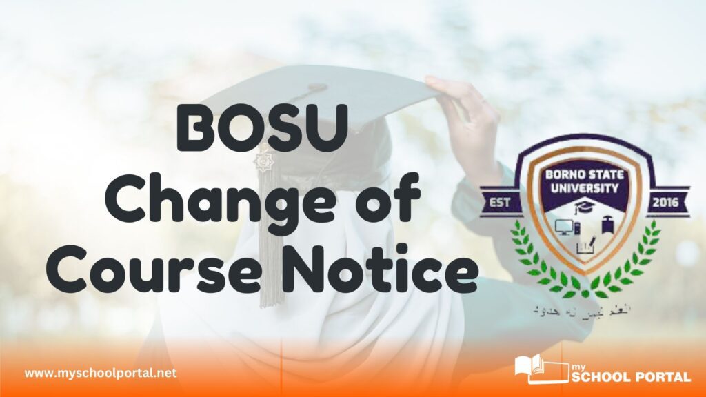 BOSU Change of Course Notice