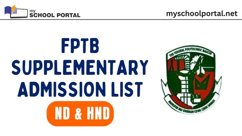 FPTB Supplementary Admission List