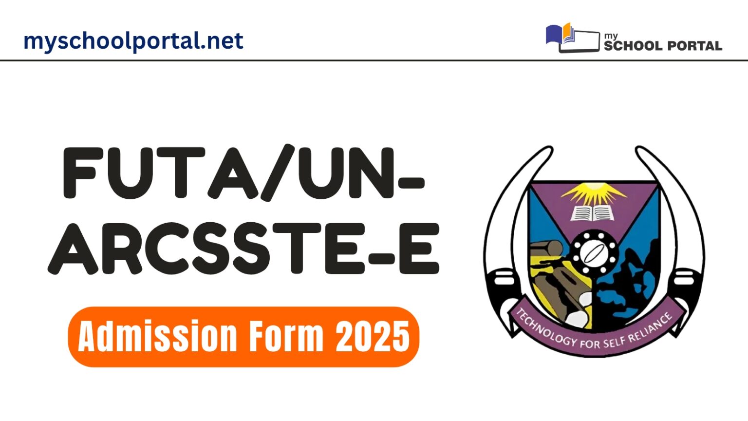 FUTA/UN-ARCSSTE-E Admission Form