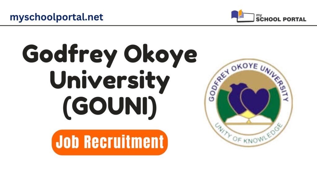 Godfrey Okoye University Job Recruitment