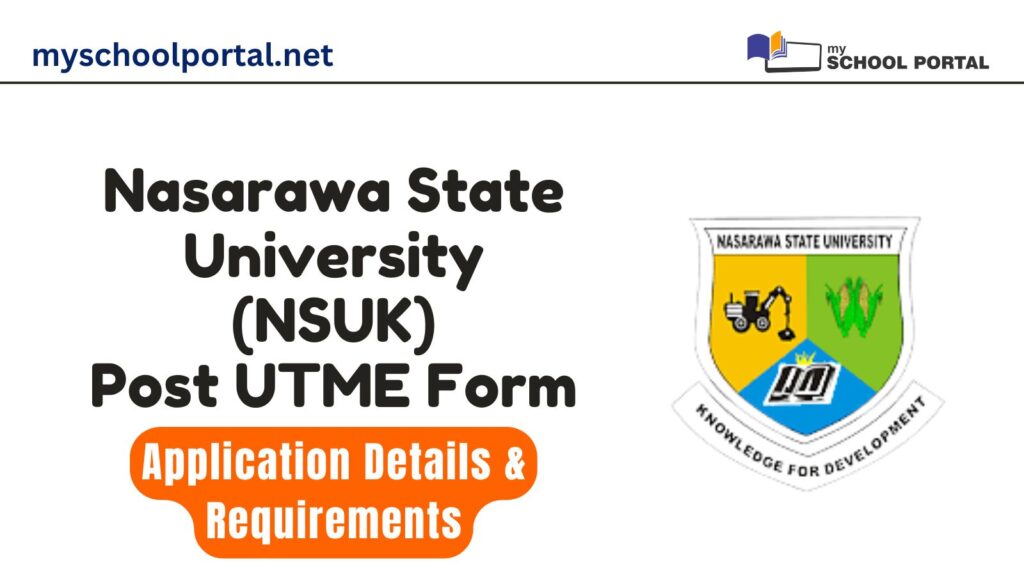 NSUK Post UTME Form