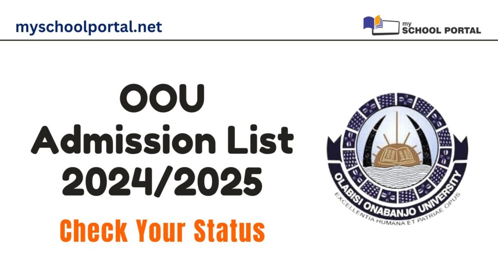 OOU Admission List