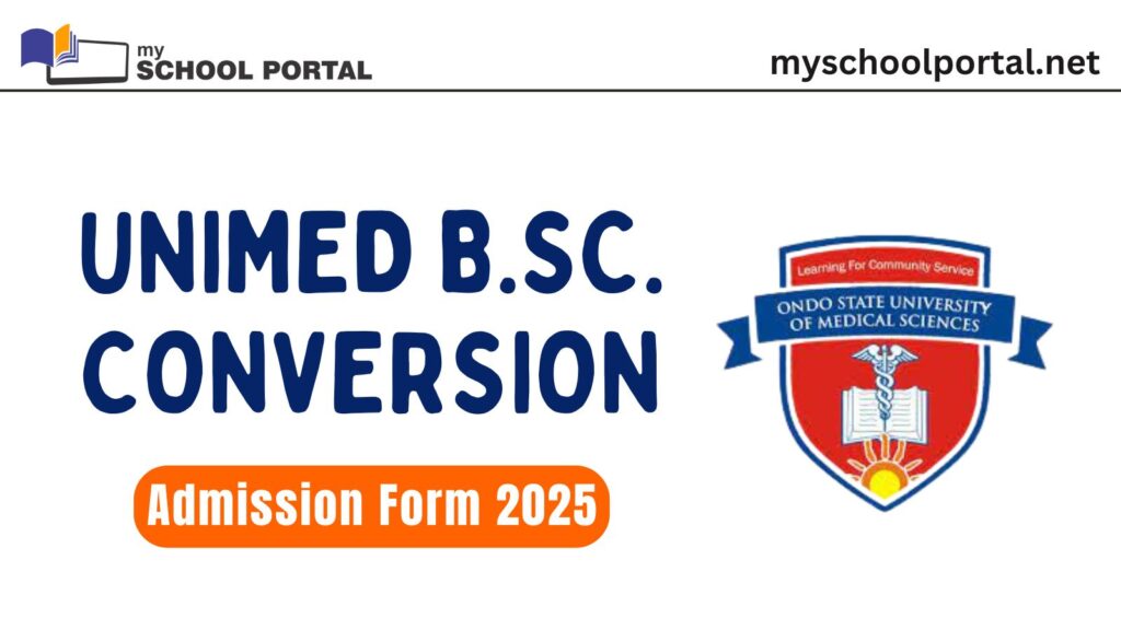 UNIMED B.Sc. Conversion Admission Form