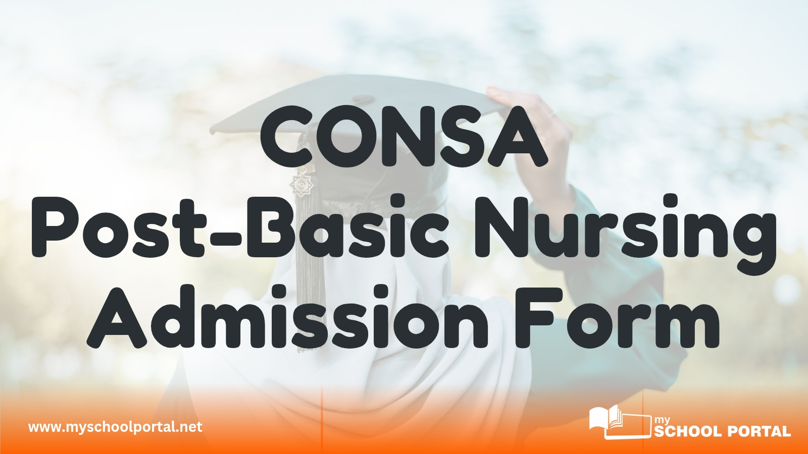 CONSA Post-Basic Nursing Admission Form