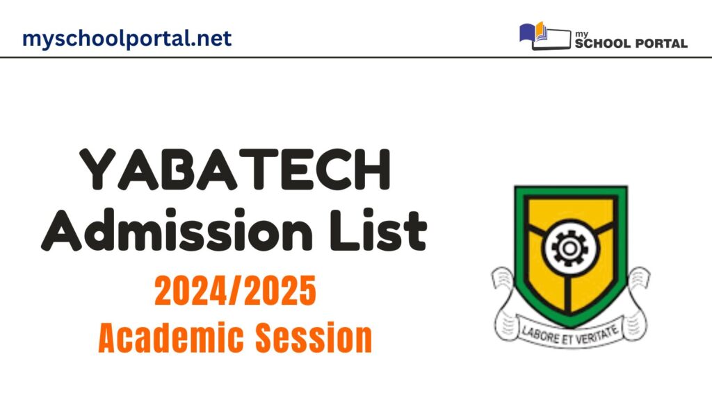 YABATECH Admission List