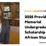 2025 Providence Memorial Undergraduate Scholarship for African Students