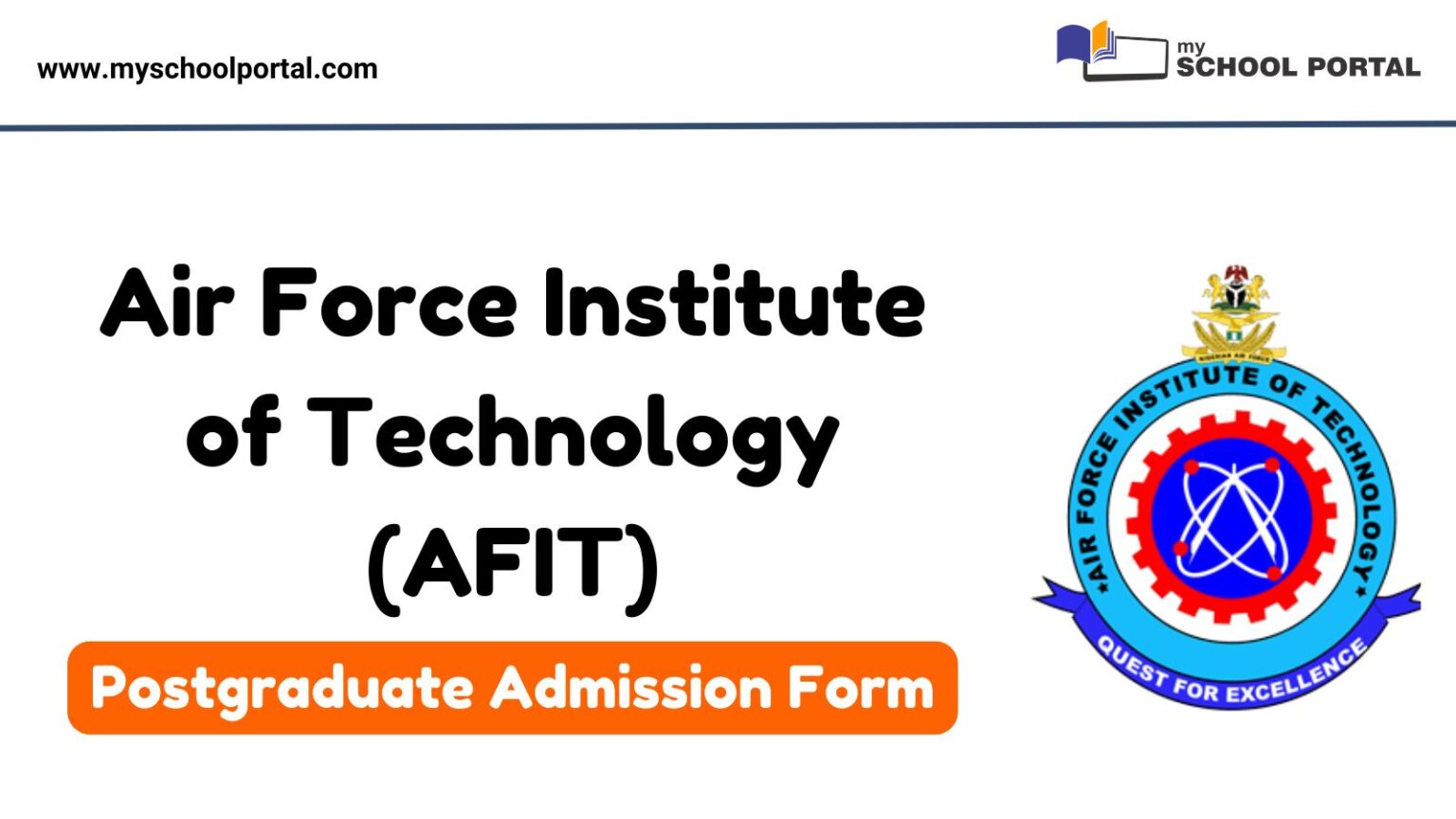 AFIT Postgraduate Admission Form
