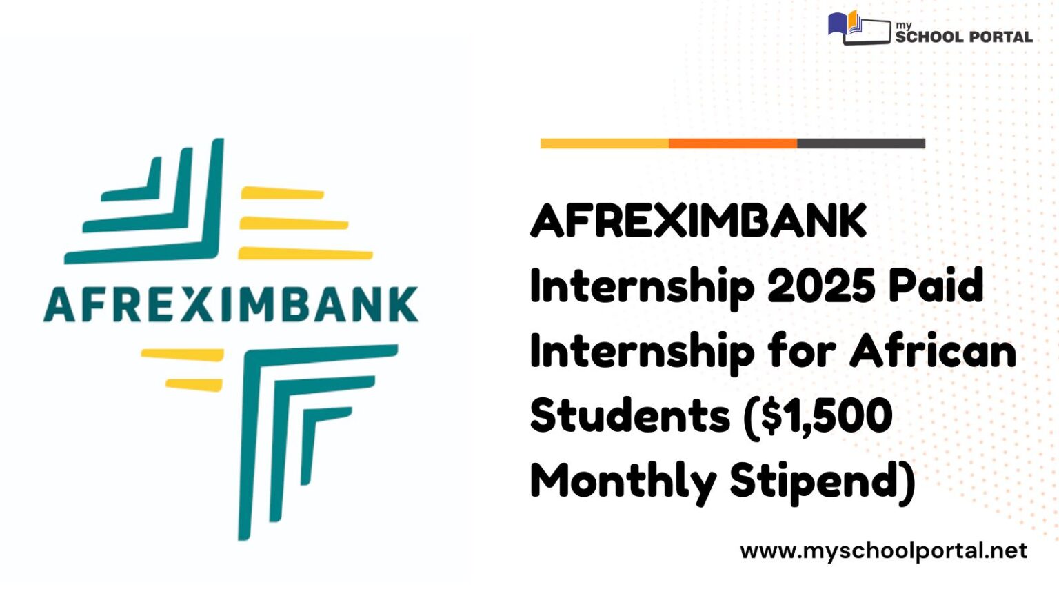 AFREXIMBANK Internship 2025 | Paid Internship for African Students ($1,500 Monthly Stipend)