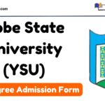 YSU Pre-Degree Admission Form