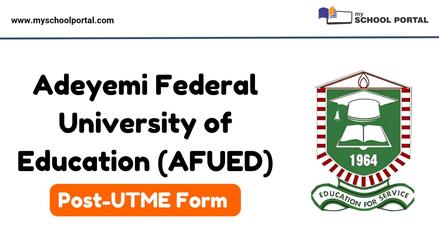 AFUED Post-UTME Form