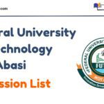 FUTIA Admission List