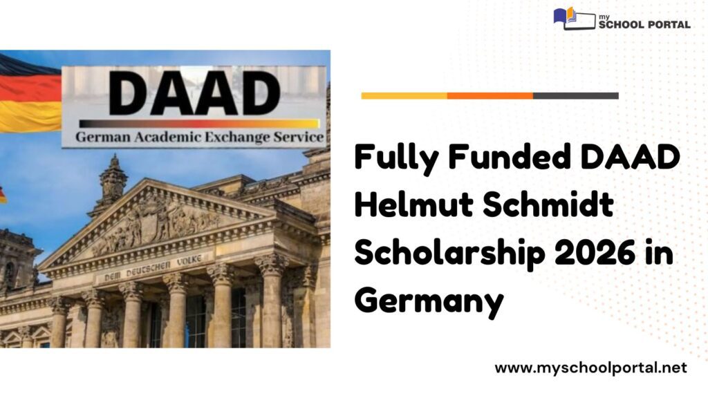 Fully Funded DAAD Helmut Schmidt Scholarship 2026 in Germany