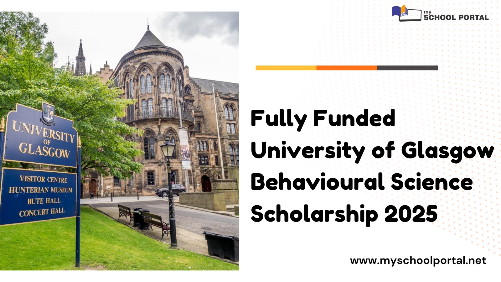 Fully Funded University of Glasgow Behavioural Science Scholarship 2025