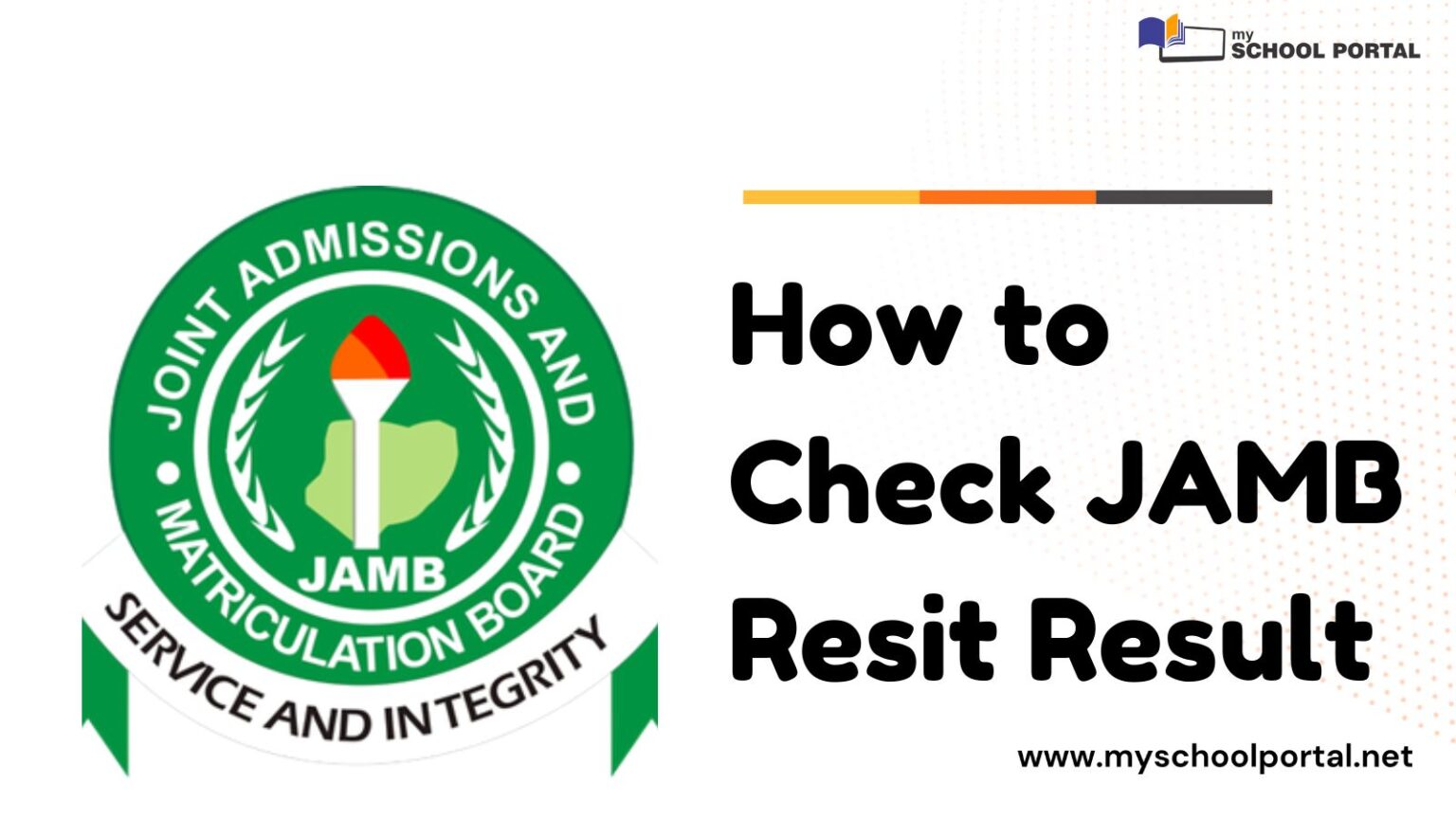 How to Check JAMB Resit Result