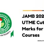 JAMB Cut Off Marks for All Courses