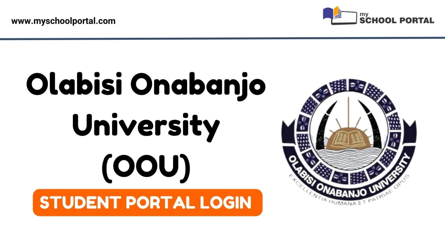 OOU Student Portal Login