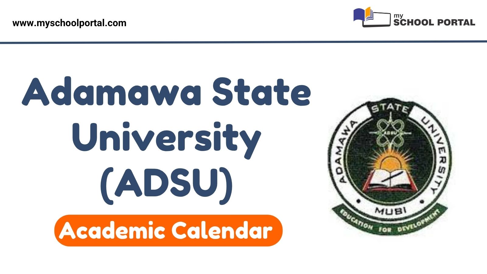 ADSU Academic Calendar