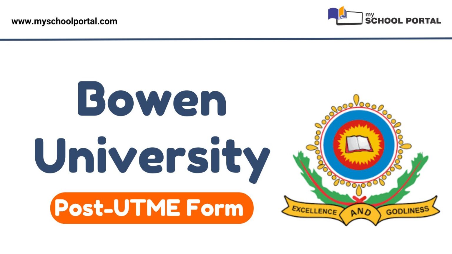 Bowen University Post-UTME Form