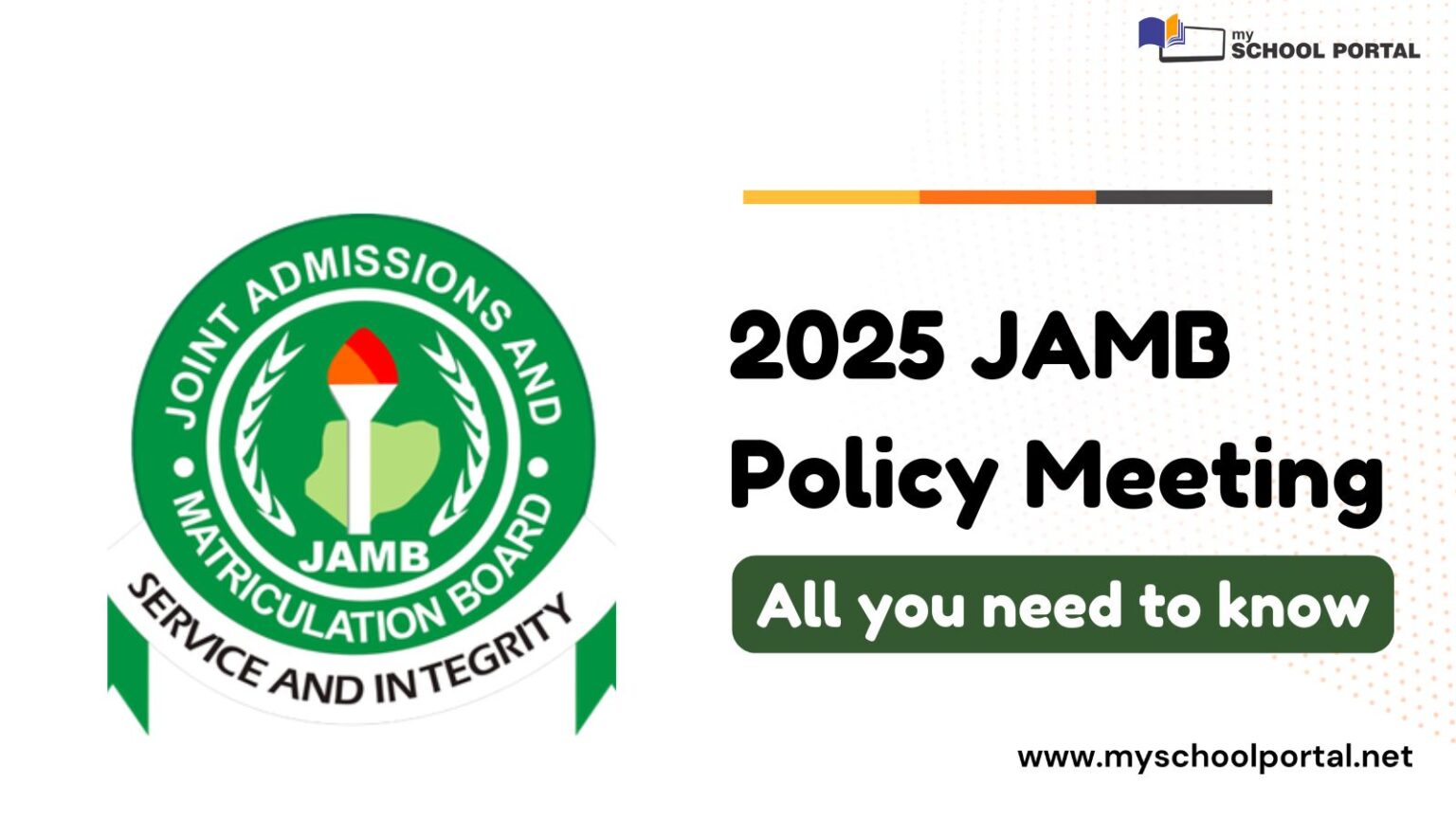 2025 JAMB Policy Meeting
