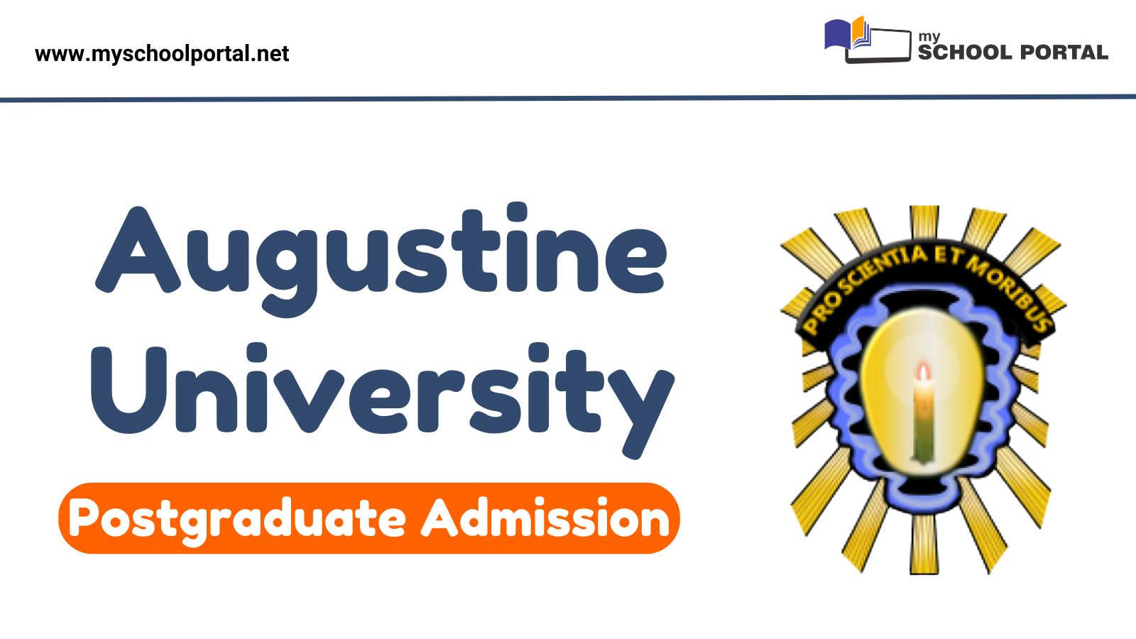 Augustine University Postgraduate Form