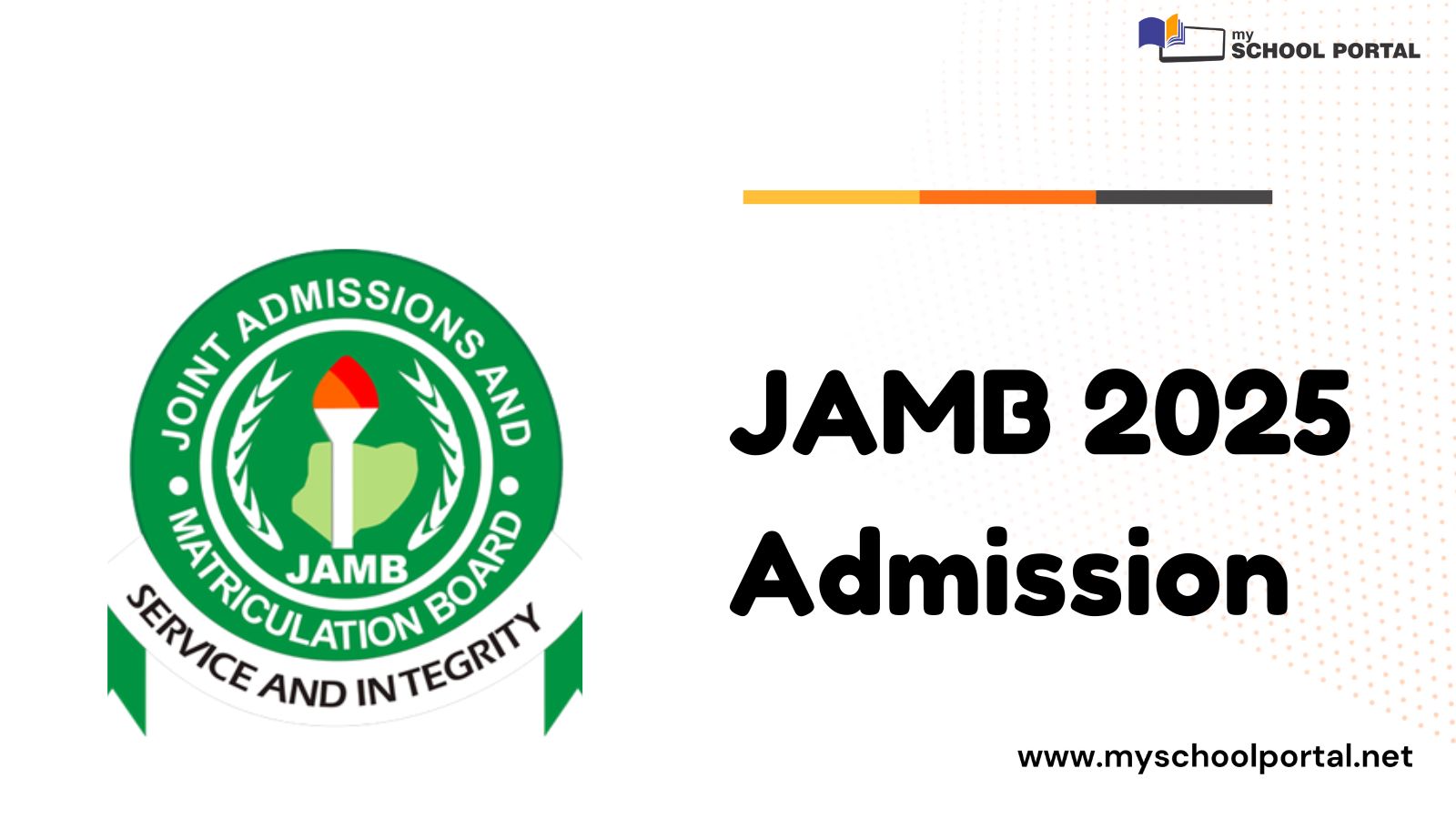 JAMB 2025 admission