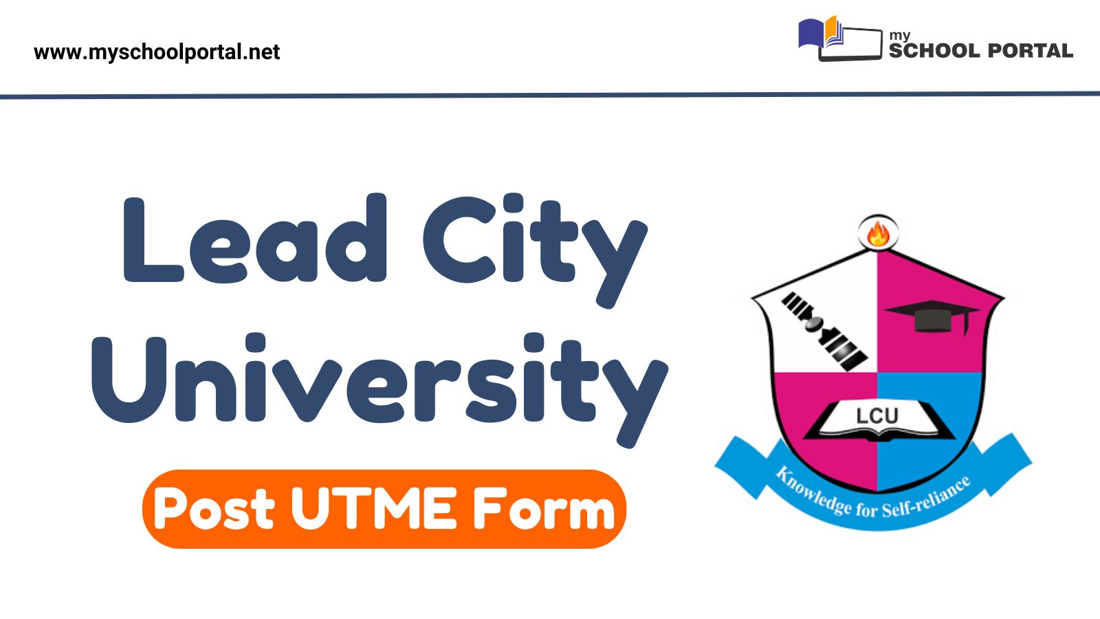 Lead City University Post UTME Form
