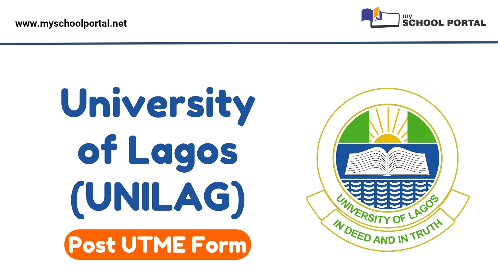 UNILAG Post-UTME Form