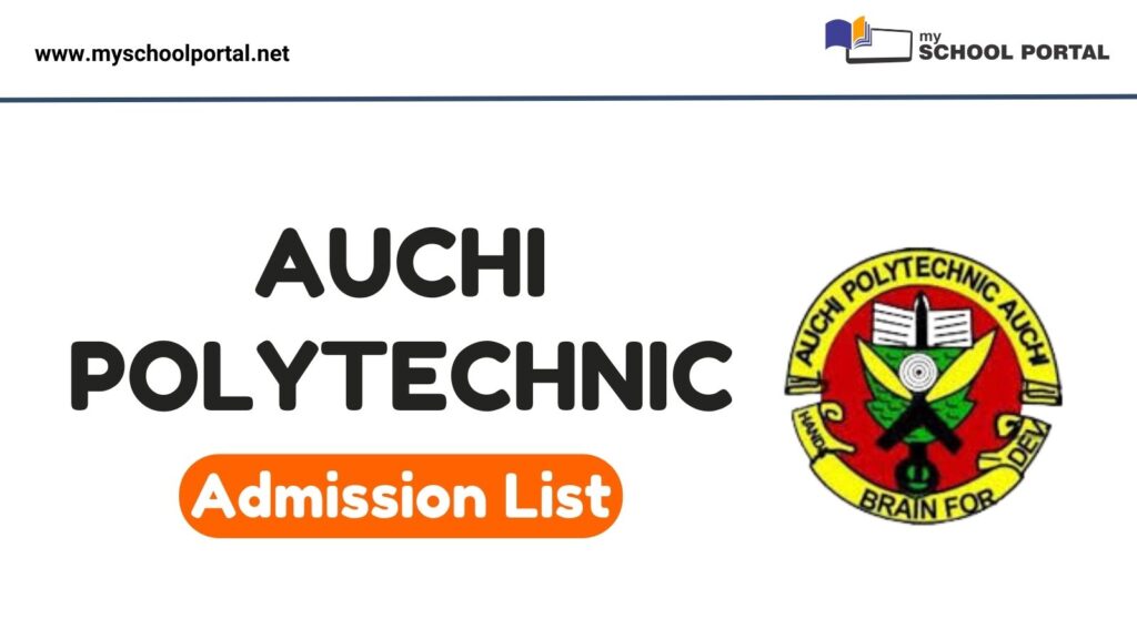 Auchi Polytechnic Admission List