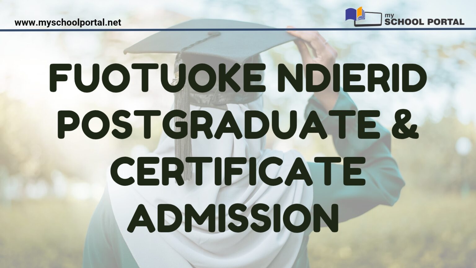 FUOTUOKE NDIERID Postgraduate Admission